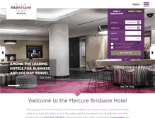 Tablet Screenshot of mercurebrisbane.com.au